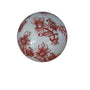 Esfera cerámica roja