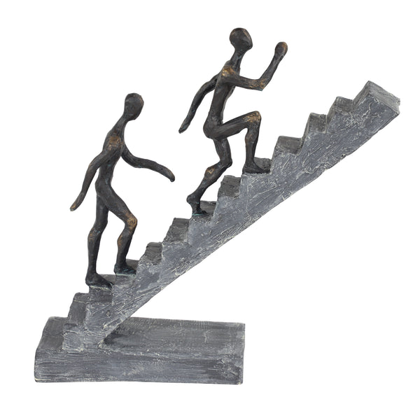 Escultura de mesa escalera recta