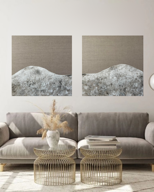 Cuadro duo Mediterraneo 50*50