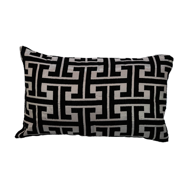 Cojín Cartier negro 50*30