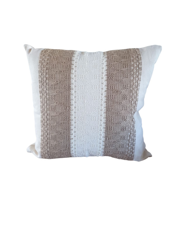 Cojín telar beige 40*40