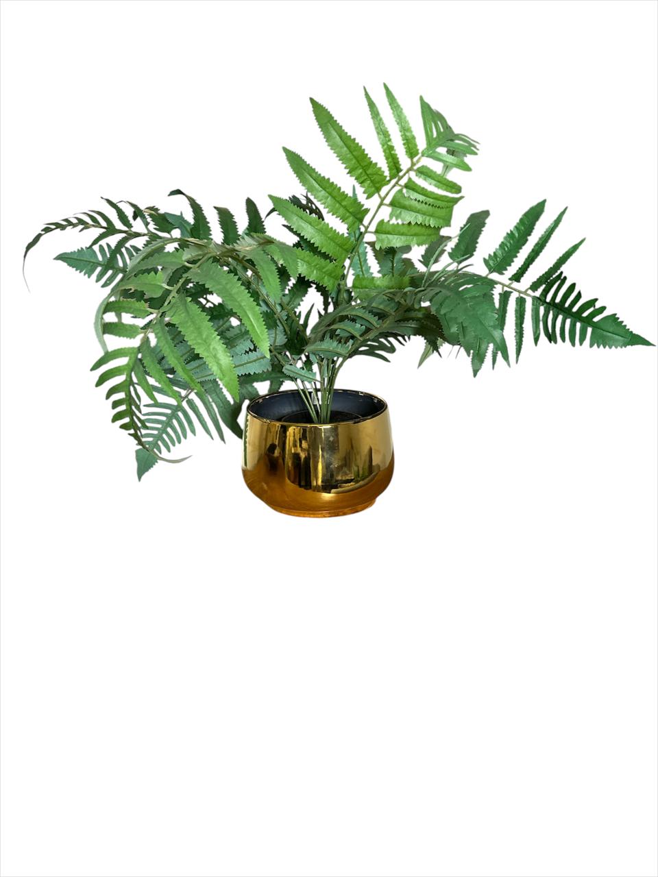 Macetero Plape dorado