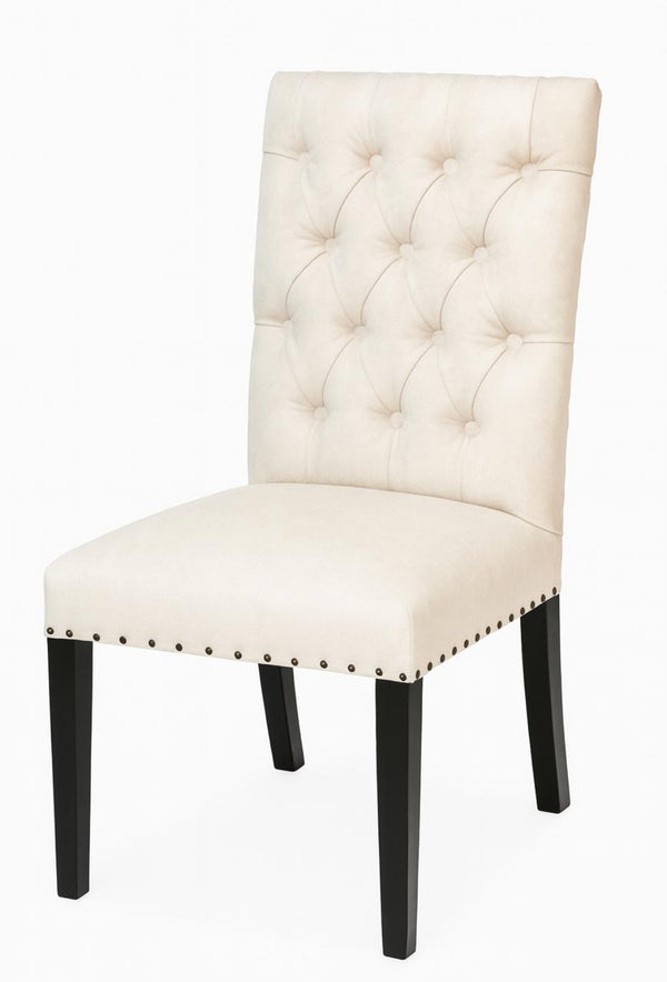 Silla de comedor con capitoné