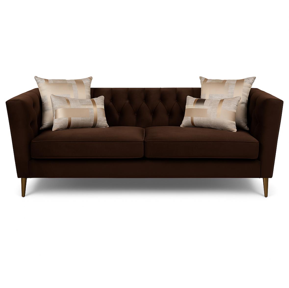 Cojín crudo dorado beige